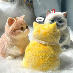 🎁Easter Promotion😻Cute and soft cat-shaped toy💕(relieves stress)