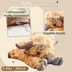 Christmas New Gift ToyššCute Cartoon Highland Cow Cuddly Toy