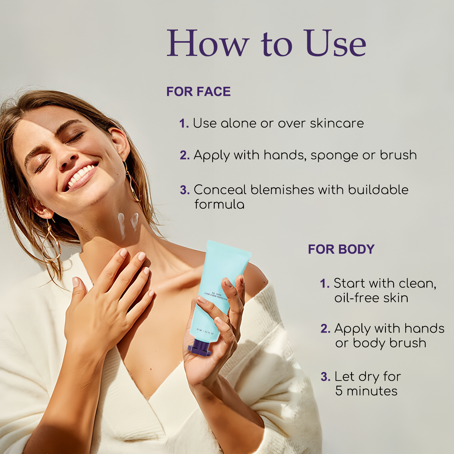 💜LAST DAY - BUY 1 GET 1 FREE💜All-in-One Moisturizing Concealer Waterproof Cream