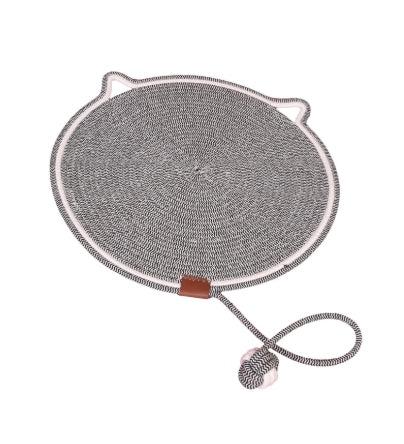 🎉Best Gifts for Bags 🎉 Cotton Rope Cat Scratching Mat with Ball Toy