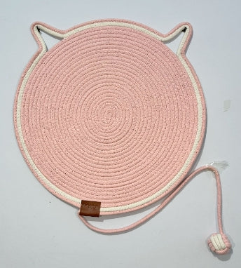 🎉Best Gifts for Bags 🎉 Cotton Rope Cat Scratching Mat with Ball Toy