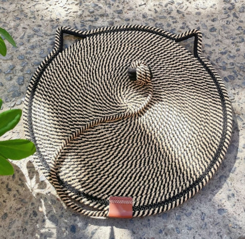 🎉Best Gifts for Bags 🎉 Cotton Rope Cat Scratching Mat with Ball Toy