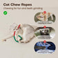 Catnip-Infused Organic Cotton Chew Rope Toys for Cats
