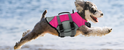 New dog life jacket small medium and large dogs pet swimming life-saving supplies large buoyancy reflective stripes large size