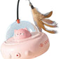 Smart Interactive Cat Teaser Toy with Feather & Light
