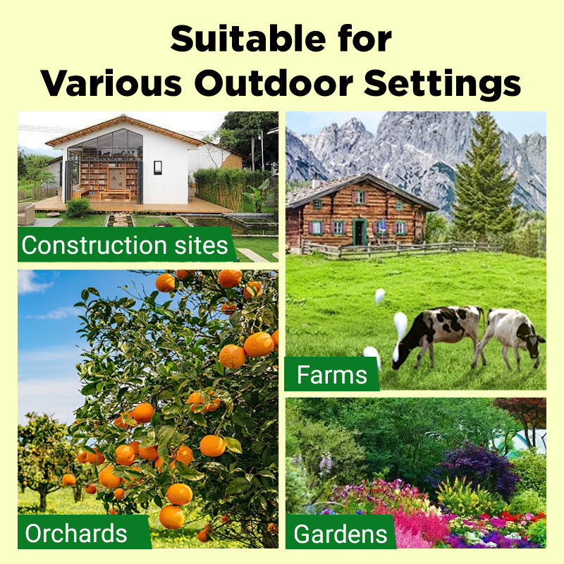 🔥2025 HOT SALE🔥Beast Repellent Solar Warning Lights with Loud Volume