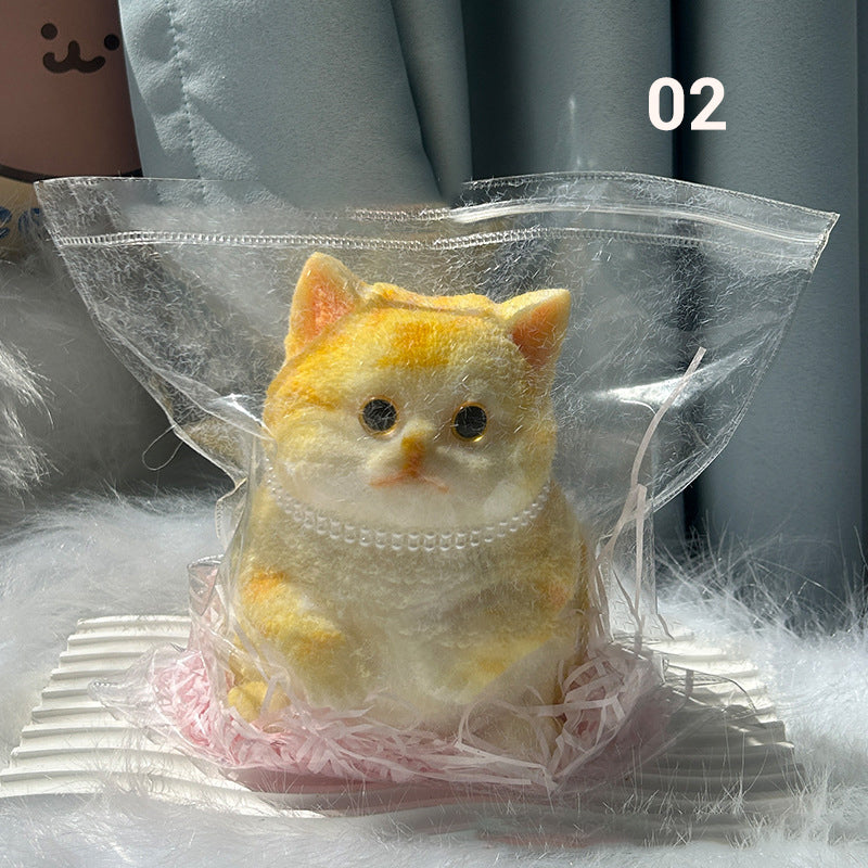 🎁Easter Promotion😻Cute and soft cat-shaped toy💕(relieves stress)