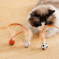 Interactive Feather Ball Toy Set for Cats