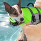 New dog life jacket small medium and large dogs pet swimming life-saving supplies large buoyancy reflective stripes large size