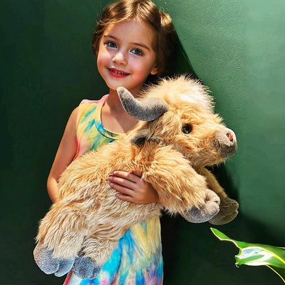 Christmas Sale🐂🎁Cute Cartoon Highland Cow Cuddly Toy🏆High-quality Official Store