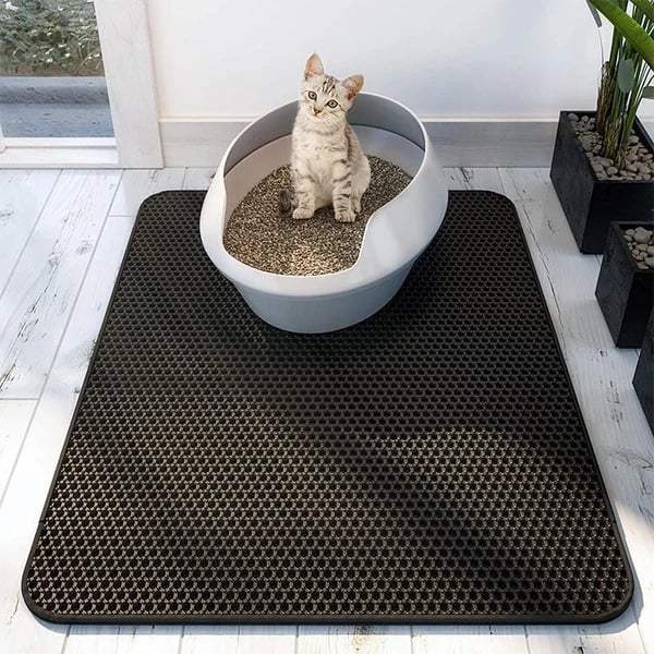 🎉LAST DAY SALE 59% OFF🔥Non-Slip Cat Litter Mat-BUY 3 GET 1 FREE
