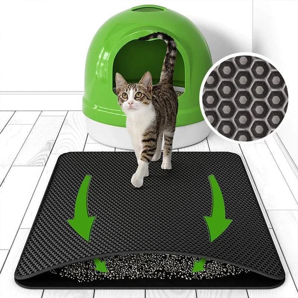 🎉LAST DAY SALE 59% OFF🔥Non-Slip Cat Litter Mat-BUY 3 GET 1 FREE