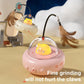 Smart Interactive Cat Teaser Toy with Feather & Light