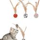 Interactive Feather Ball Toy Set for Cats