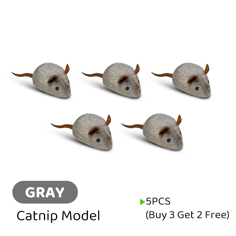 🐈Hot Sale 50% OFF💥Interactive Automatic Moving Mouse Toys with Squeaky Sound