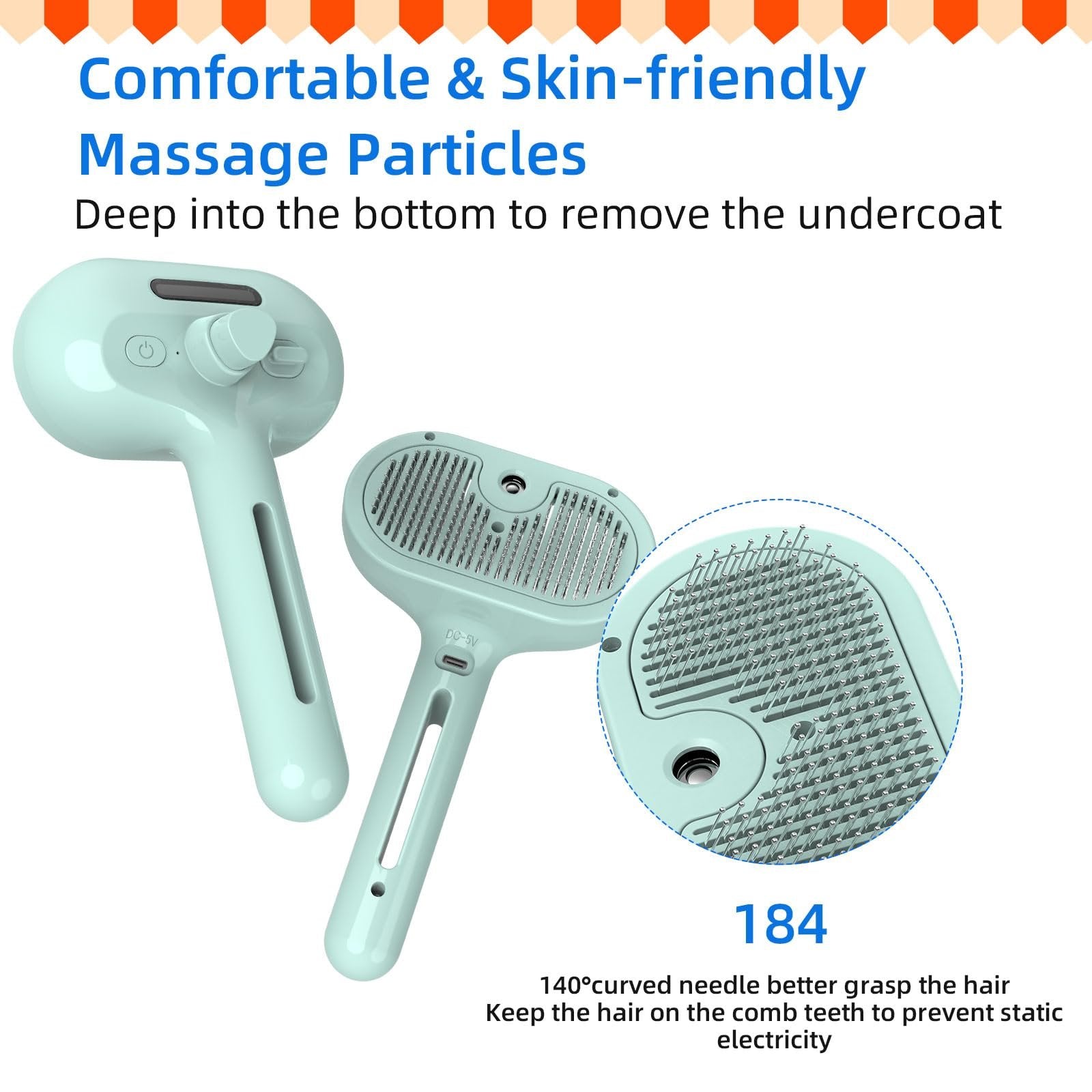 🔥Pet Spray Hair Removal Comb
