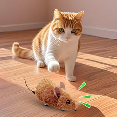 🐈Hot Sale 50% OFF💥Interactive Automatic Moving Mouse Toys with Squeaky Sound