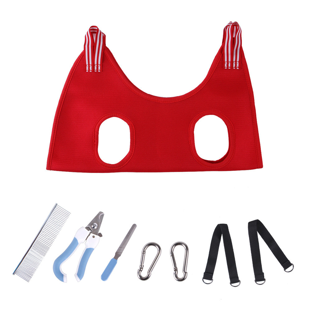 🐕Pet Grooming Hammock 🐱（Free beauty tool package）🐕