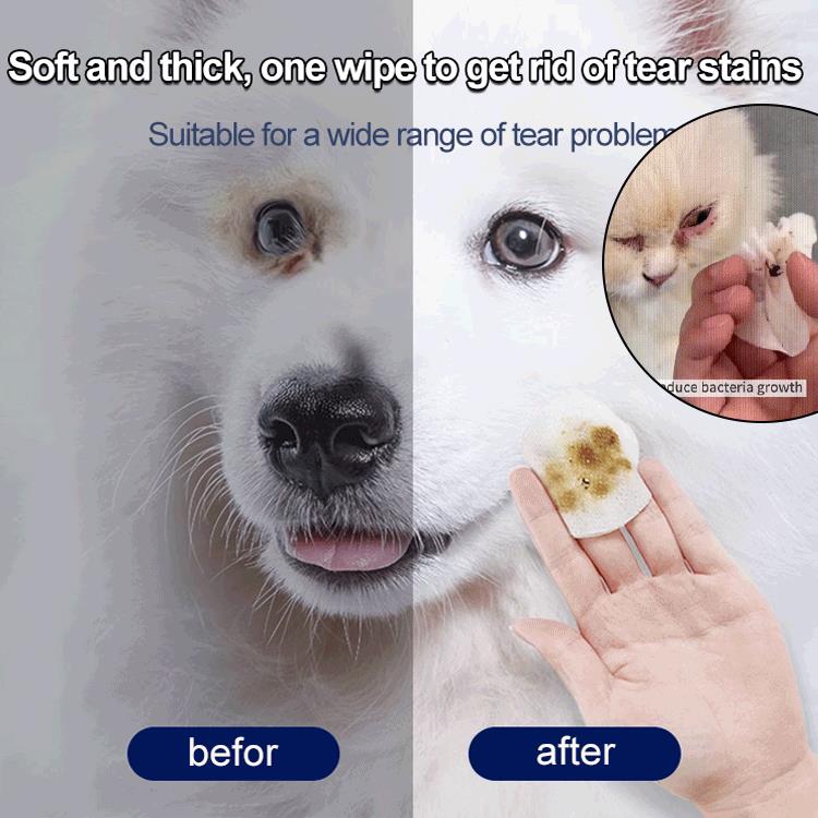 😺（ Gently Remove Tear Stain ）Eyes Wipes for Dogs & Cats