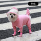 Hooded & Leg Cover Raincoat for Small Dogs