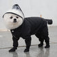 Hooded & Leg Cover Raincoat for Small Dogs