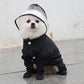 Hooded & Leg Cover Raincoat for Small Dogs