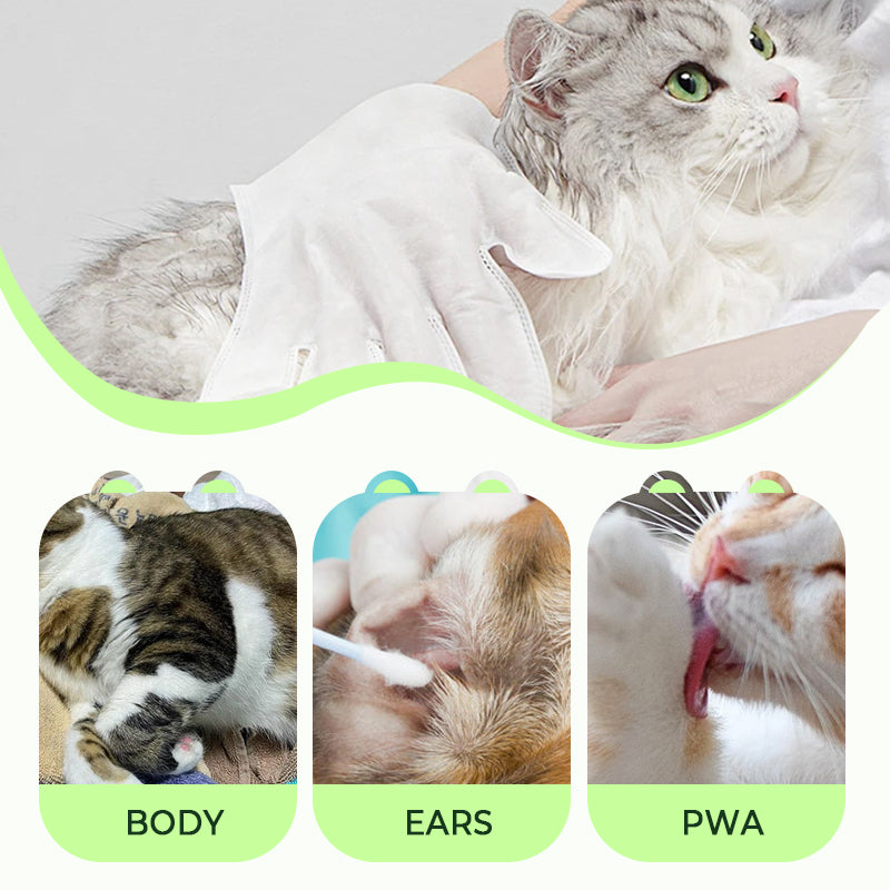 🎉 Last Day Promotion-49% OFF 🫧Gentle Pet Cleaning No-Rinse Gloves