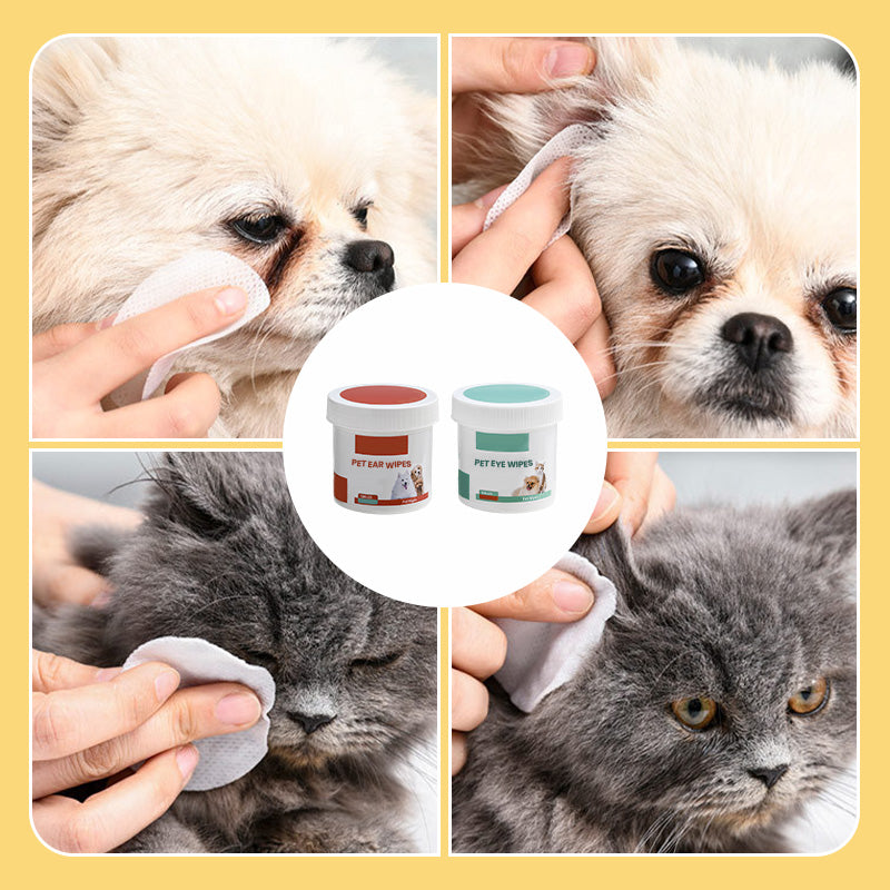 [Gift For Your Pets] Dog Eye Wipes Tear Stain Remover