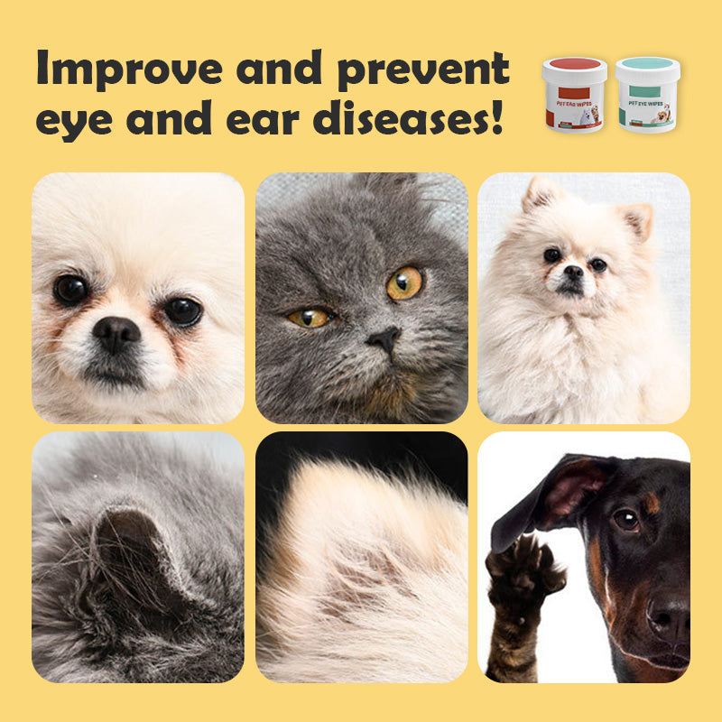 [Gift For Your Pets] Dog Eye Wipes Tear Stain Remover