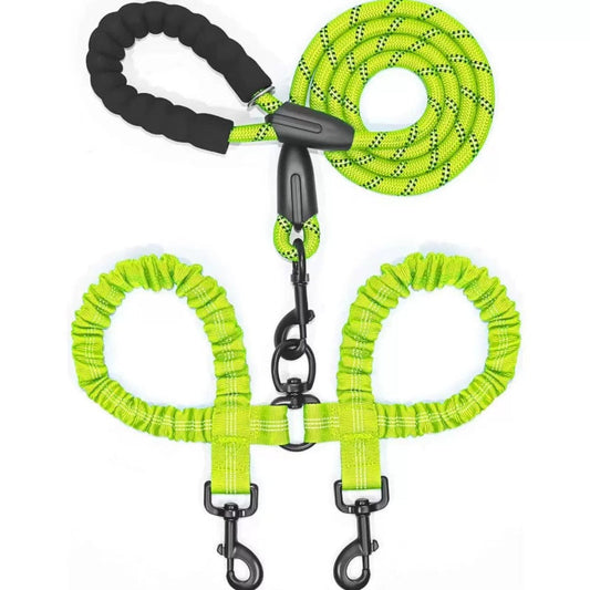 ✨HOT SALE 50%OFF✨Adjustable No Tangle Dual Dog Leash🐾🐶