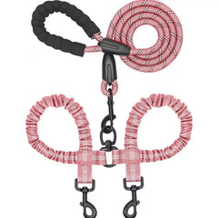 ✨HOT SALE 50%OFF✨Adjustable No Tangle Dual Dog Leash🐾🐶