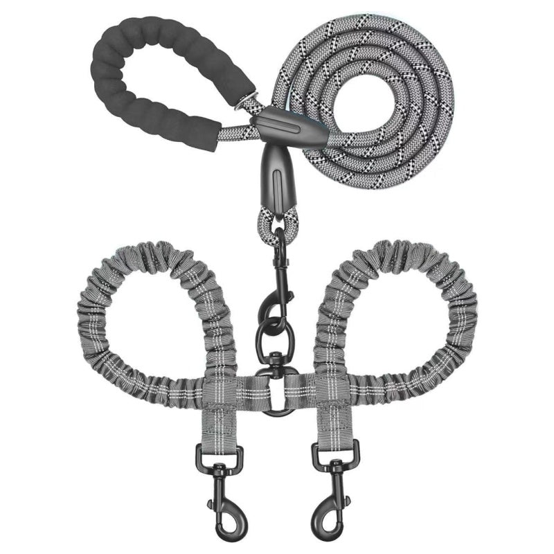 ✨HOT SALE 50%OFF✨Adjustable No Tangle Dual Dog Leash🐾🐶