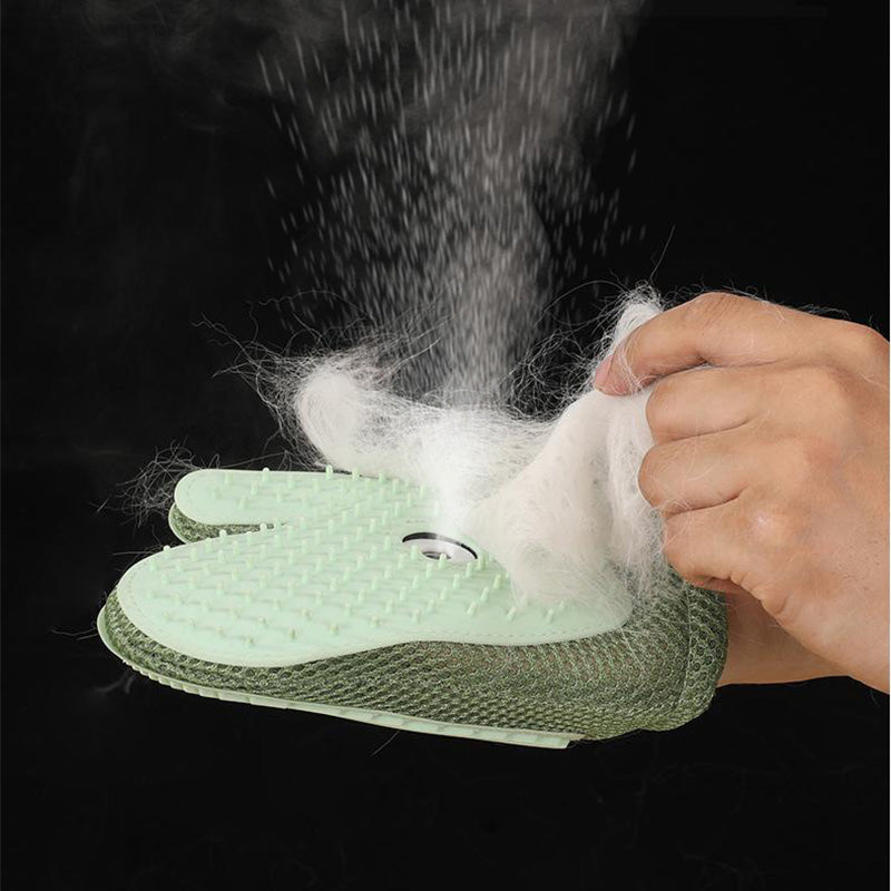 💝Hot Sale 50% OFF💝Cat Dog Grooming gloves with built-in spray🐾🧤