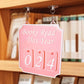 Hanging Bookshelf Decor with Calendar Function