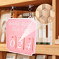Hanging Bookshelf Decor with Calendar Function