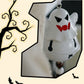 Charming Ghost Shaped Hanging Decoration & Bell