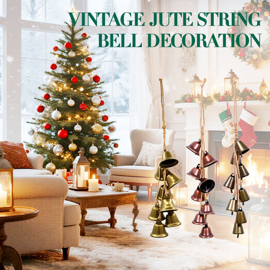 Vintage Jute String Bell Decoration