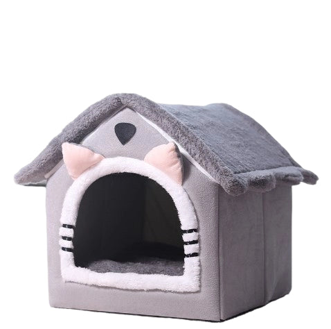 All-Season Washable Pet House Bed
