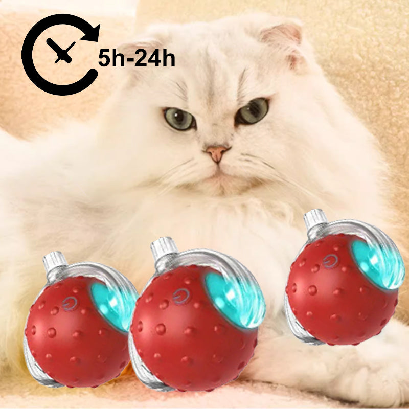 Interactive Cat Toys Ball with Simulate Bird Sounds