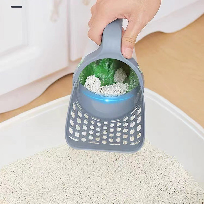Nice gift* 2 in 1 Cat Scoop Integrated Shovel Bucket