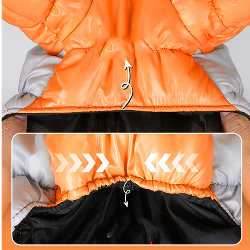 Reflective Waterproof Thickened Warm Dog Coat for Small Dogs