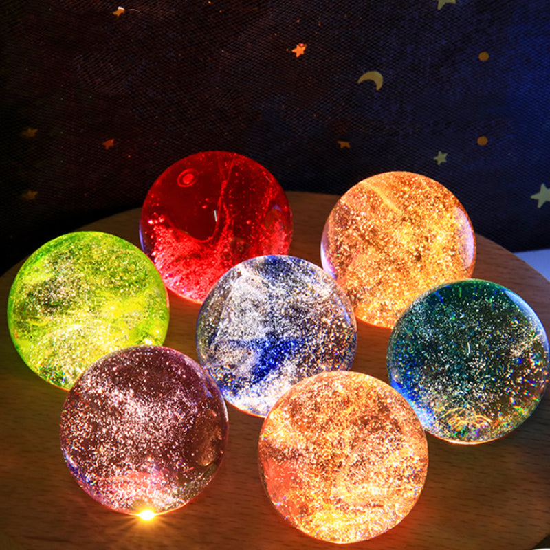 🌌🌠🌃Glowing Starry Sky Glass Sphere Decor🎁