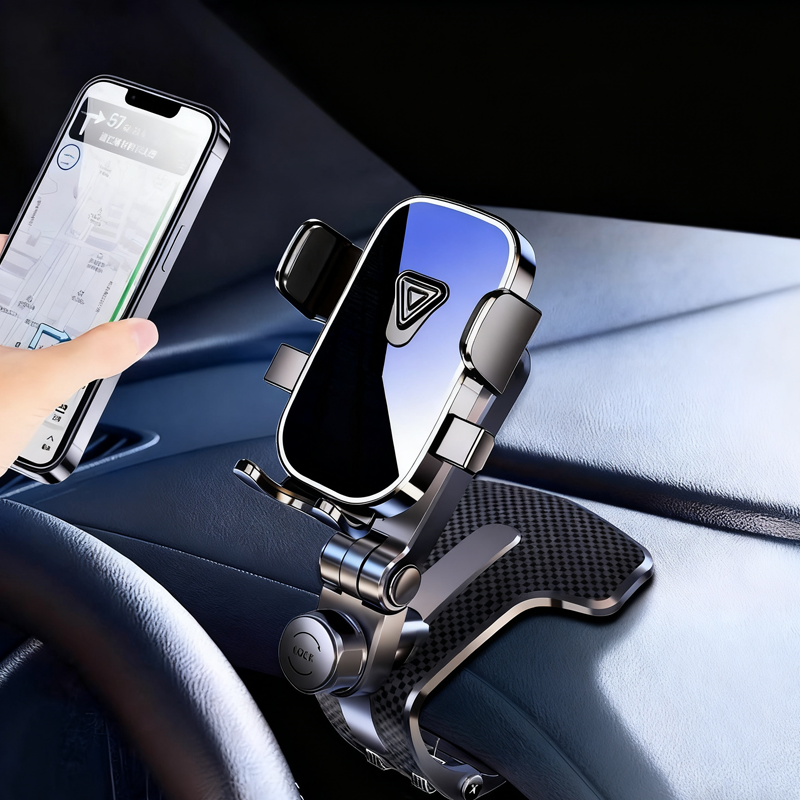 360° Rotating Dashboard Clip Car Phone Holder