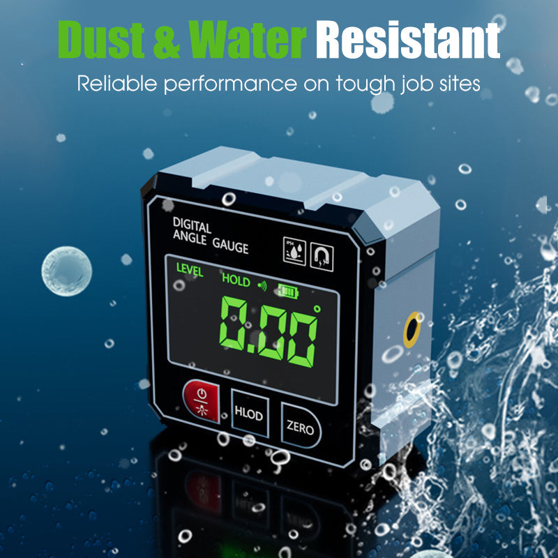 Digital Laser Angle Gauge With 4-Sided Magnetic Base