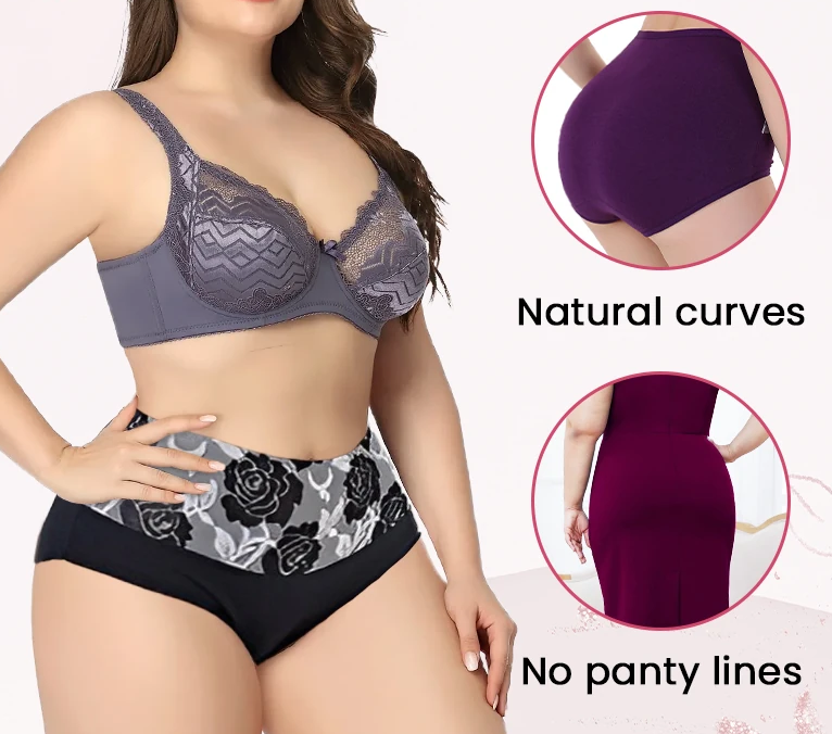 Bycc Bynn Womens Stretch Cotton Underwear Plus Size High Waisted Tummy  Control Panties Briefs (6 Pack) (6 Pack- Assorted, M) at  Women's  Clothing store